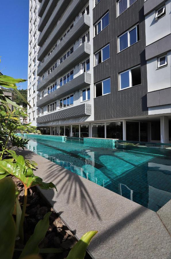 Appartamento Apto em localização incrível no Centro, prédio com piscina e academia Florianópolis Esterno foto