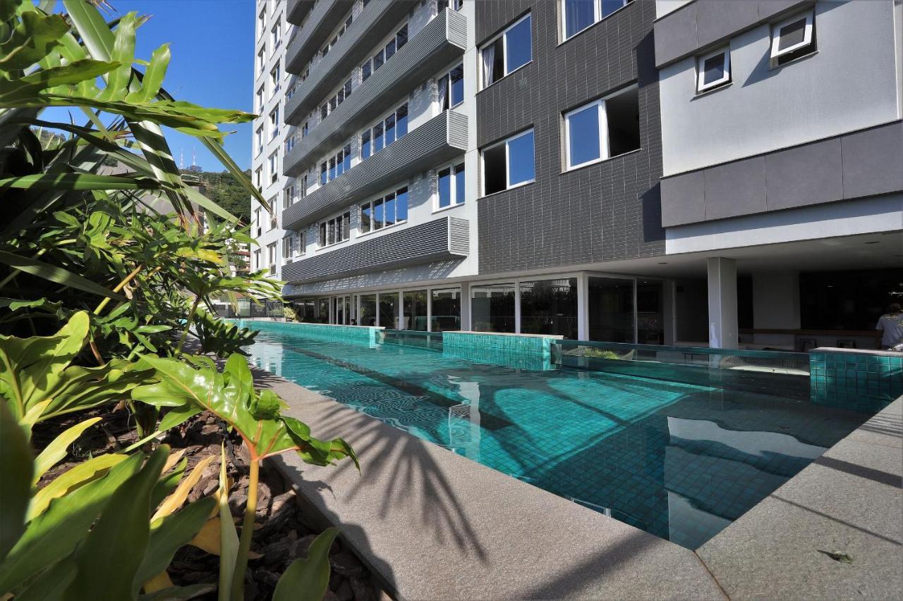 Appartamento Apto em localização incrível no Centro, prédio com piscina e academia Florianópolis Esterno foto