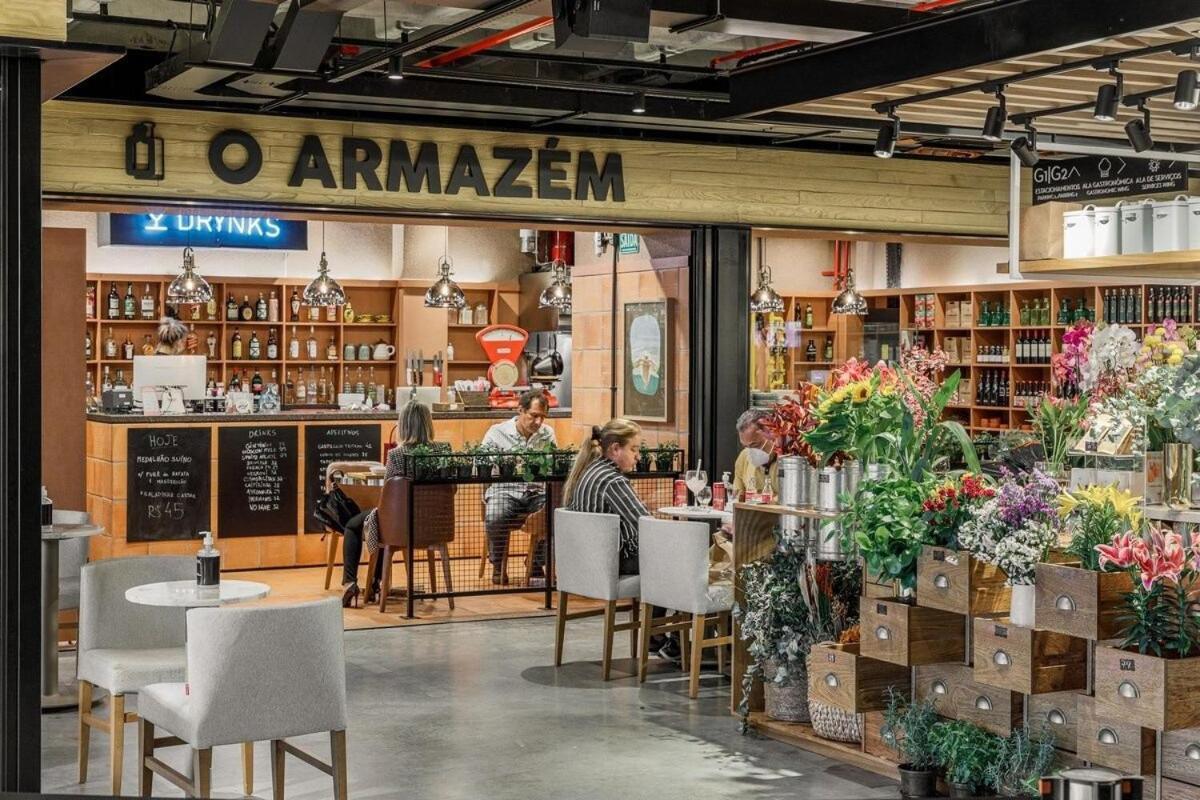 Appartamento Apto em localização incrível no Centro, prédio com piscina e academia Florianópolis Esterno foto